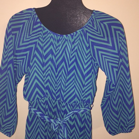Speechless Girls Chevron Dress - Picture 3 of 5